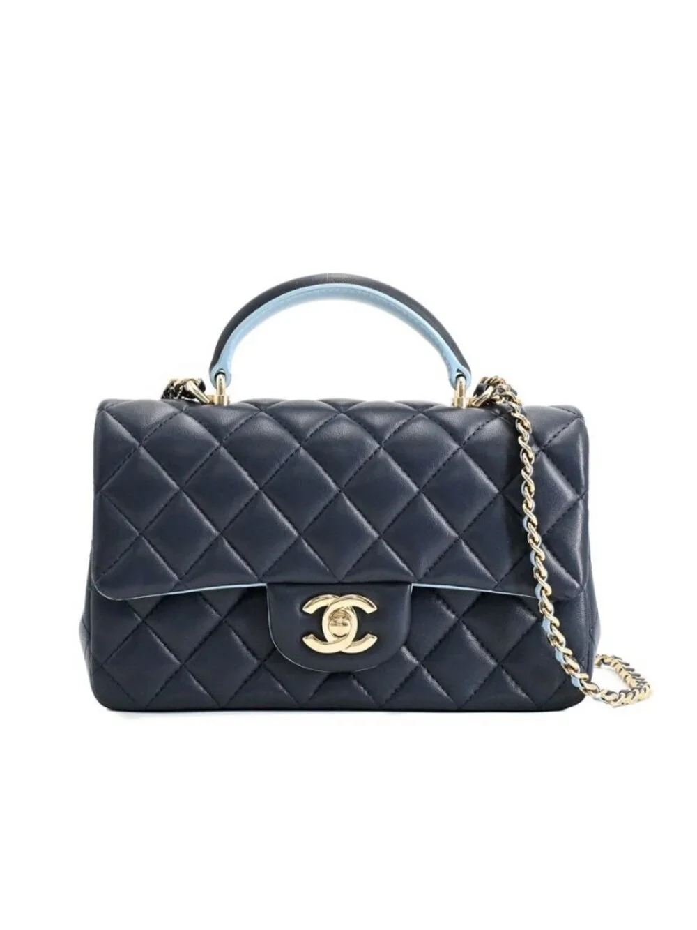 Chanel Handbag Top Handle Mini Flap